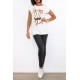 T-shirt ballerina wit