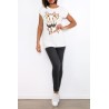 T-shirt ballerina wit