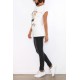 T-shirt ballerina wit