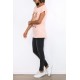 T-shirt ballerina roze