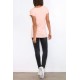 T-shirt ballerina roze