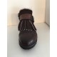 Hip sneaker fringes glitter bruin