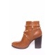 Fast Fashion cognac bootie studs