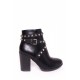 Fast Fashion bootie zwart studs