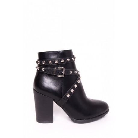 Fast Fashion bootie zwart studs