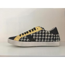 D.A.T.E. sneaker tweed zwart