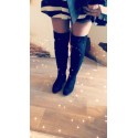 Overknee laars zwart