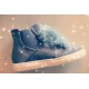 Fluffy sneaker grijs