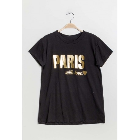 t-shirt 'Paris with love'