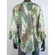 Shirt/blouse luipaard/groen