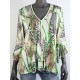 Shirt/blouse luipaard/groen
