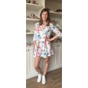 Jurk laagjes bloemen