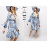Ibiza style jurk blauw