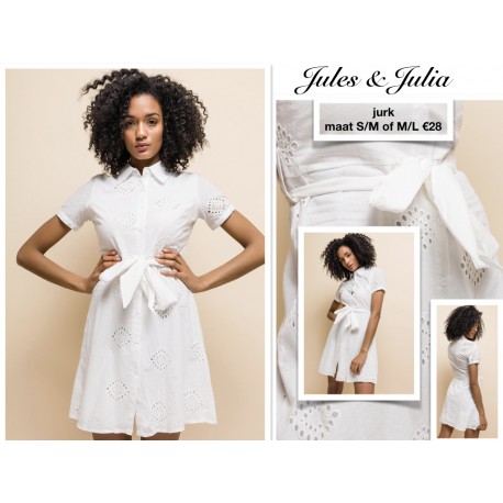 Blouse jurk broderie
