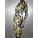 jurk panter geel beige