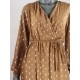 jurk cognac