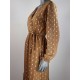 jurk cognac