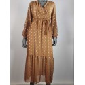 jurk cognac
