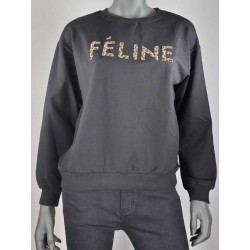 Féline sweater zwart