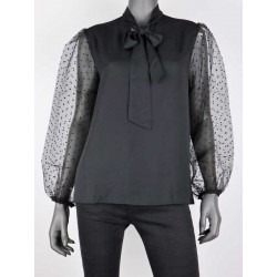 Feestelijke blouse zwart