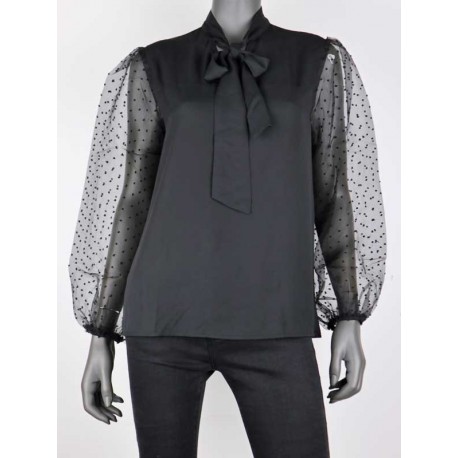 Feestelijke blouse zwart
