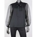 Feestelijke blouse zwart