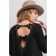 Jurk rug lace