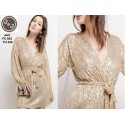 glitter jurk