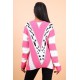 Trui fuschia leo
