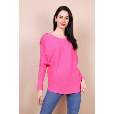 sweatshirt fuschia