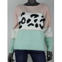 Trui leo/mint