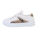 Sneaker snake/wit