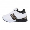 sneaker wit/leo